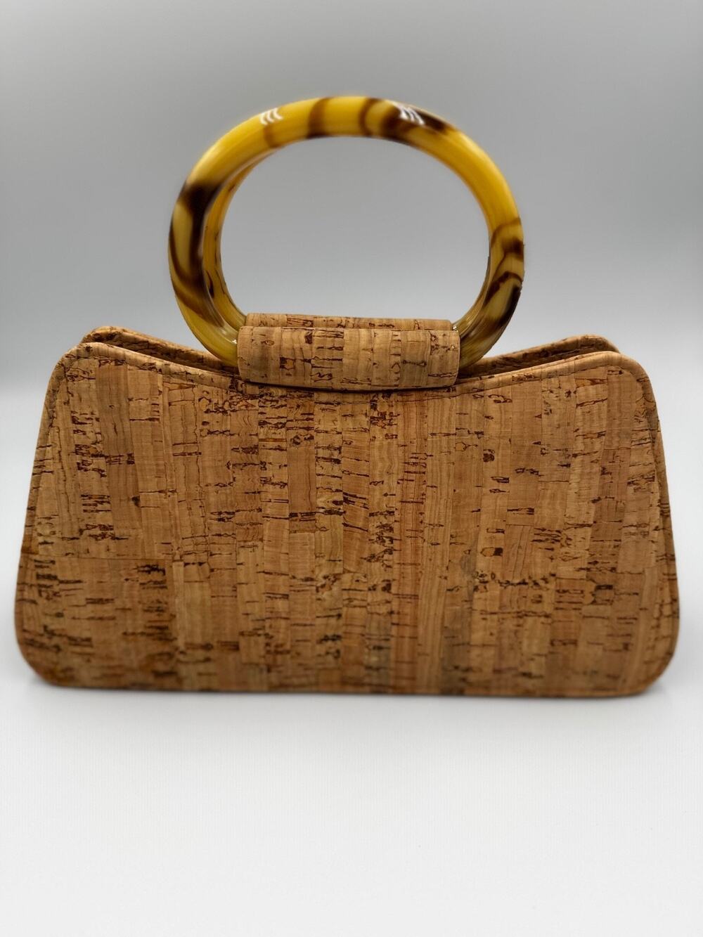 Vintage Michelle Lalonde Cork Bag Summer Spring Casual Fun Unique